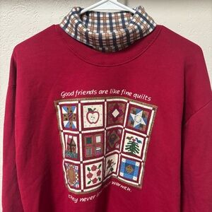 Vintage Large Women’s Gopher Sport Turtleneck Sweatshirt